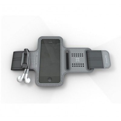Xtrememac Armband till iPhone 5, 5S, 5C (Grå)