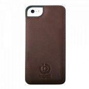 Bugatti - ClipOnCover Leather (iPhone 5/5S) - Brun