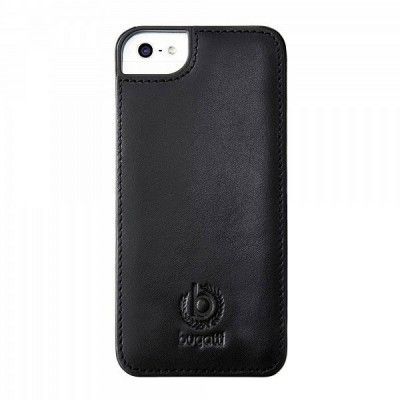 Bugatti - ClipOnCover Leather (iPhone 5/5S) - Svart