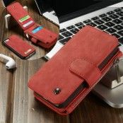 Caseme Plånboksfodral till iPhone 5/5S/SE - Röd