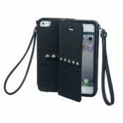 Celly Glamme Agenda Nitar Apple iPhone 5/5S/SE - Svart