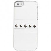 Celly Glamme StudCover (iPhone 5/5S) - Vit