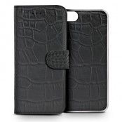 Celly Luxury Wallet till iPhone 5/5S - Svart