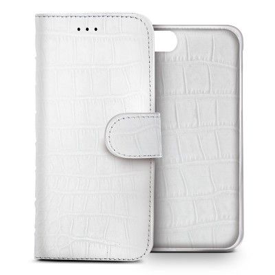 Celly Luxury Wallet till iPhone 5/5S - Vit