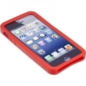 DELTACO sillikonskal till iPhone 5, röd