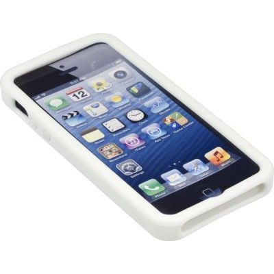 DELTACO sillikonskal till iPhone 5, vit