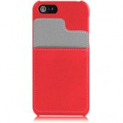 EPZI Kreditkortsskal (iPhone 5/5S/SE) - Röd