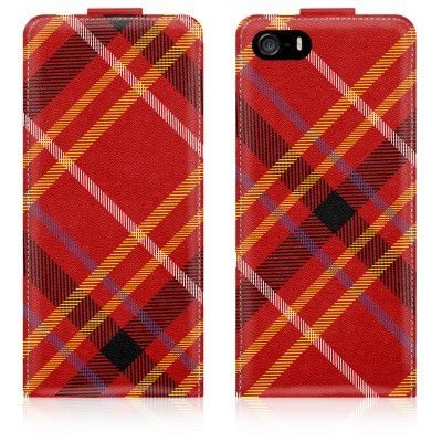 Flipfodral till iPhone 5/5S - Tartan