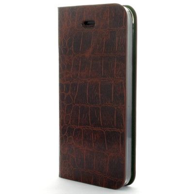 AVOC Nuovo Diary Plånboksväska till Apple iPhone 5/5S/SE (Brun)