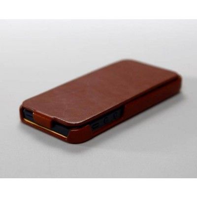 AVOC Toscana Folder Flipfodral till Apple iPhone 5S/5 (Brun)