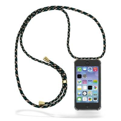 Boom iPhone 5/5S/SE skal med mobilhalsband- Green Camo Cord
