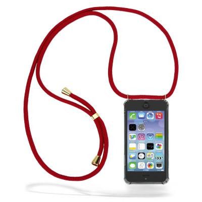 Boom iPhone 5/5S/SE skal med mobilhalsband- Maroon Cord