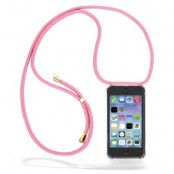 Boom iPhone 5/5S/SE mobilhalsband skal - Pink Cord