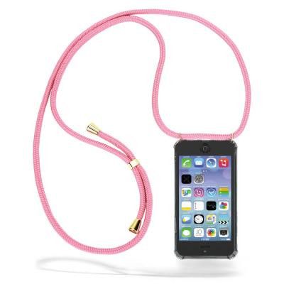 Boom iPhone 5/5S/SE skal med mobilhalsband- Pink Cord