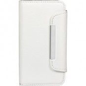 Deltaco plånboksfodral av äkta läder för iPhone 5 - Vit