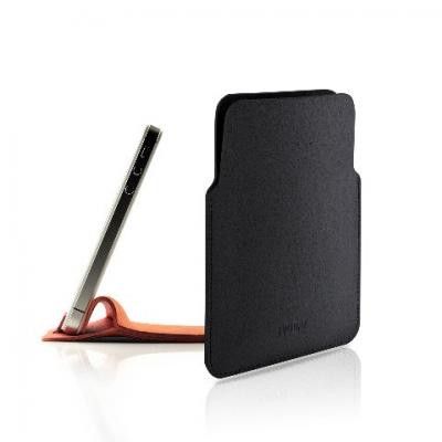 Evouni V36 - Fodral / ställ av nano-fiber för iPhone 5 / 5s 4 / 4s. Grå.