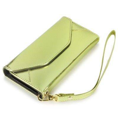 Exklusiv Plånboksfodral till iPhone 5S/5 - Gold/Svart