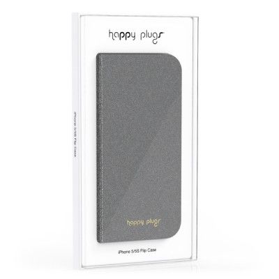 Happy Plugs iPhone 5/5S Flip Case - Grå