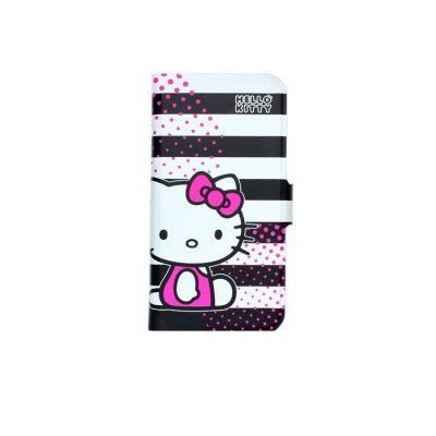 HELLO KITTY Plånboksfodral Randig till iPhone 5/5S