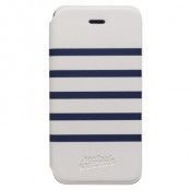 JPG Folio Case iPhone 5/5S Marine - Vit/Blå