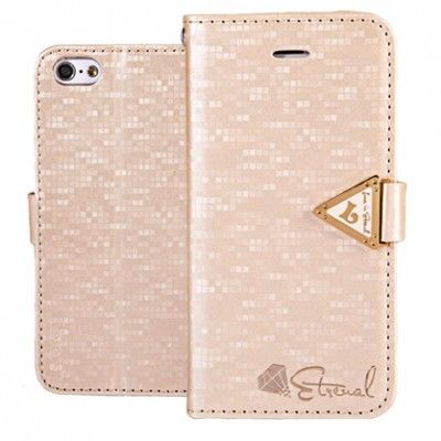 Leiers Eternal Plånboksfodral till iPhone 5/5S - Champagne Gold