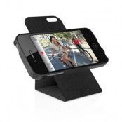 Macally Flip case med roterande ställ för Apple iPhone 5/5S/SE (Svart)