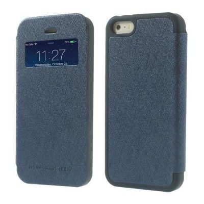 Mercury Bumper View Fodral till Apple iPhone 5S/5 (Mörkblå)