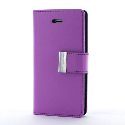 Mercury Rich Diary Plånboksfodral till Apple iPhone 5/5S/SE (Lila)