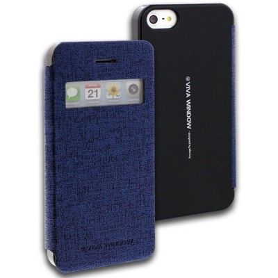 Mercury Viva Window Fodral till Apple iPhone 5/5S/SE (Blå)