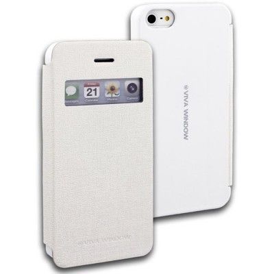 Mercury Viva Window Fodral till Apple iPhone 5S/5 (Vit)