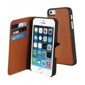 Muvit Magnetic Wallet iPhone 5/5s Br