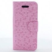 Pixel Plånboksfodral till Apple iPhone 5/5S/SE - Rosa