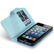 Plånboksfodral till iPhone 5S/5 (Ljus Blå)