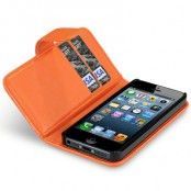 Plånboksfodral till iPhone 5S/5 (Orange)