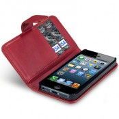 Plånboksfodral till iPhone 5S/5 (Röd)