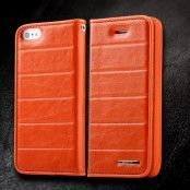 Rock Elite Series Flip väska till Apple iPhone 5S/5 (Orange)