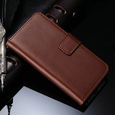 Stand plånboksfodral till Apple iPhone 5/5S/SE - (Coffee)