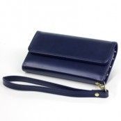 Trifold Plånboksfodral till iPhone 5/5S/SE - Blå