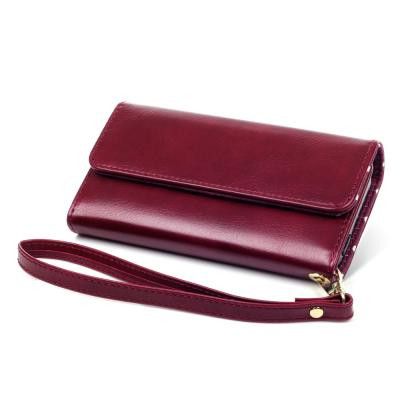 Trifold Plånboksfodral till iPhone 5/5S/SE - Röd