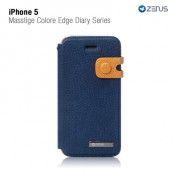 Zenus plånboksfodral till iPhone 5S/5 (Royal Navy)