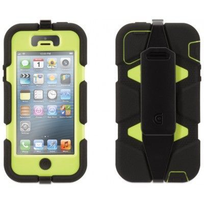 Griffin Survivor (iPhone 5/5S) - Lime/svart