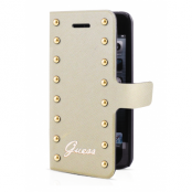 Guess iPhone 5/5S Studded Booklet - Cream
