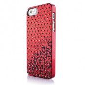 Just Cavalli Cover iPhone 5 ""IRIDESCENT"" Red w/Gold Studs