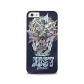 Just Cavalli Soft Cover iPhone 5/5S Nouveau Skull Blue