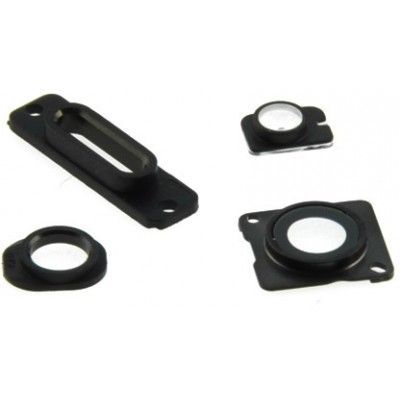 Kit med 4 olika höljen (iPhone 5) - Svart