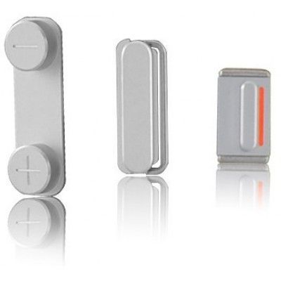 Knappsats (iPhone 5) - Silver