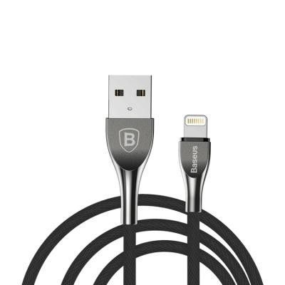 Baseus Mageweave Lightning-kabel 2A 1 m - Svart
