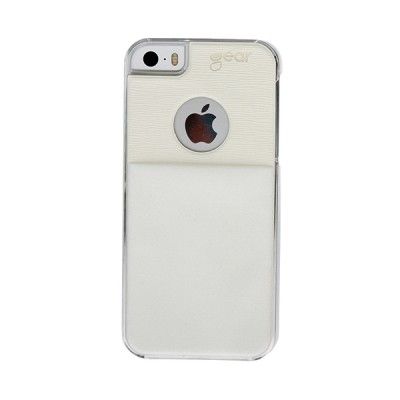 GEAR iPhone5S Skal Vit kortficka på skalets baksida