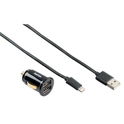 HAMA iPhone5 12V Kit Pico 2st USB SynkK.1,5m Lightning