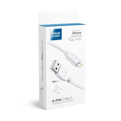 Blue Star USB-A till Lightning kabel 1.2m